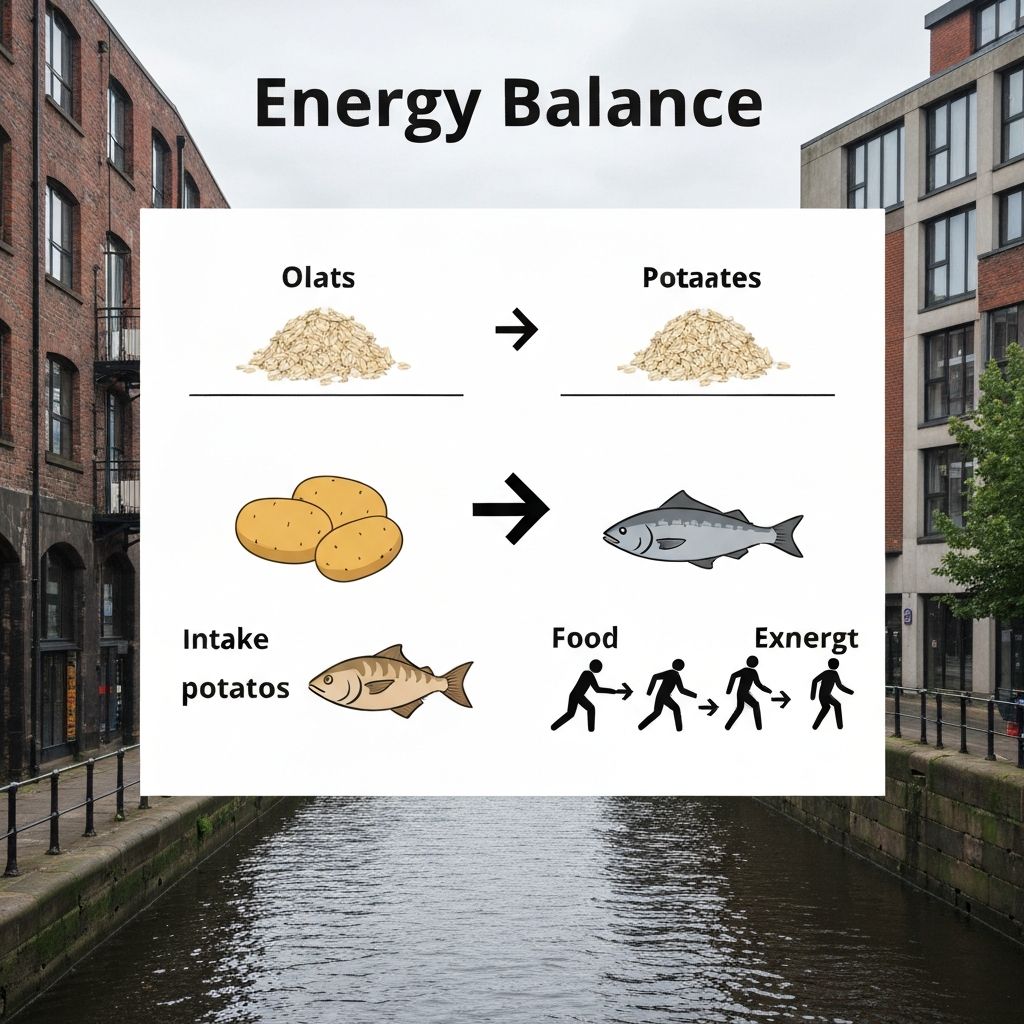 Energy balance concept diagram