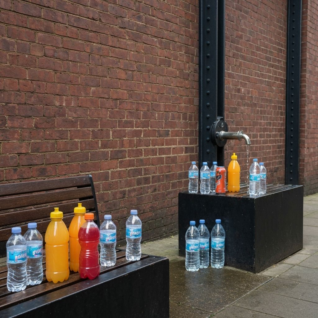Hydration and beverages in urban setting